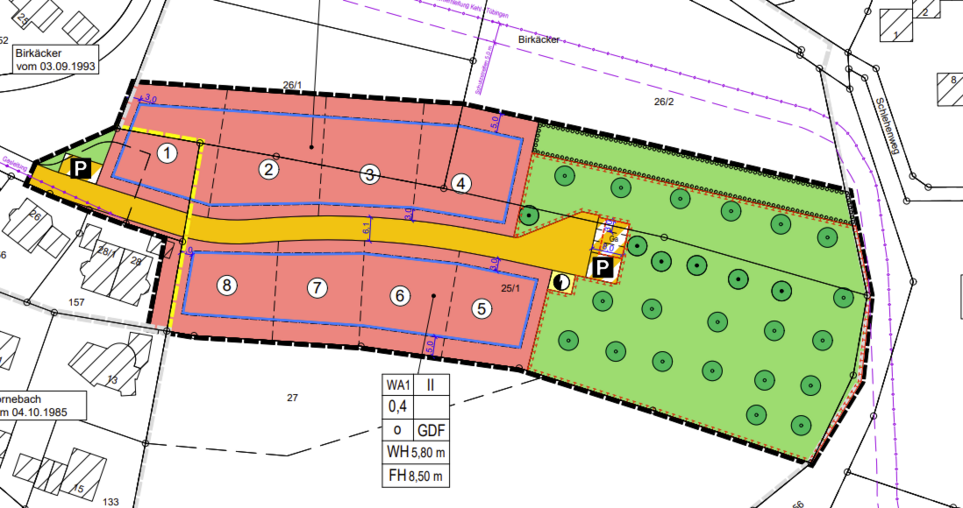 Birkäcker Erweiterung in Oberwaldach